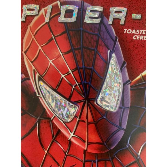 VINTAGE Spider-Man-Spidey-Berry Fruit flavored Limited Edition Flat Empty Cereal - Picture 3 of 14